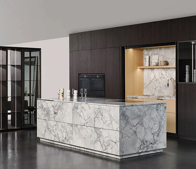 Cuisine quartzite haut de gamme Eggersmann