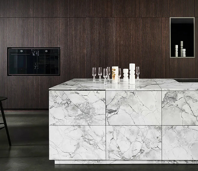 Cuisine quartzite haut de gamme Eggersmann